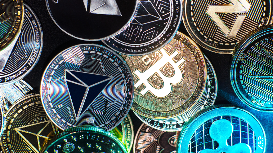 Fichas y monedas de criptomonedas