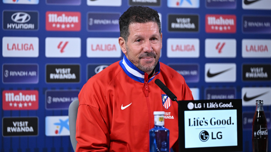 Simeone, en rueda de prensa