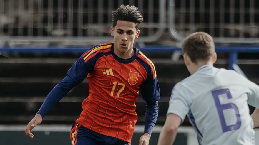 Marc Martínez, jugador del Juvenil A del Valencia CF