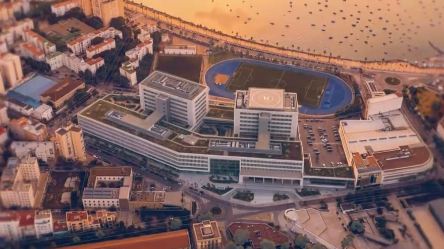 Imagen de lo que será el nuevo hospital de Cádiz