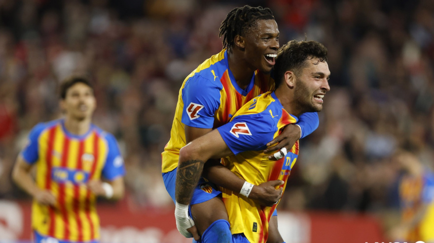 Ramazani y Hugo Duro, goleadores en el Pizjuán