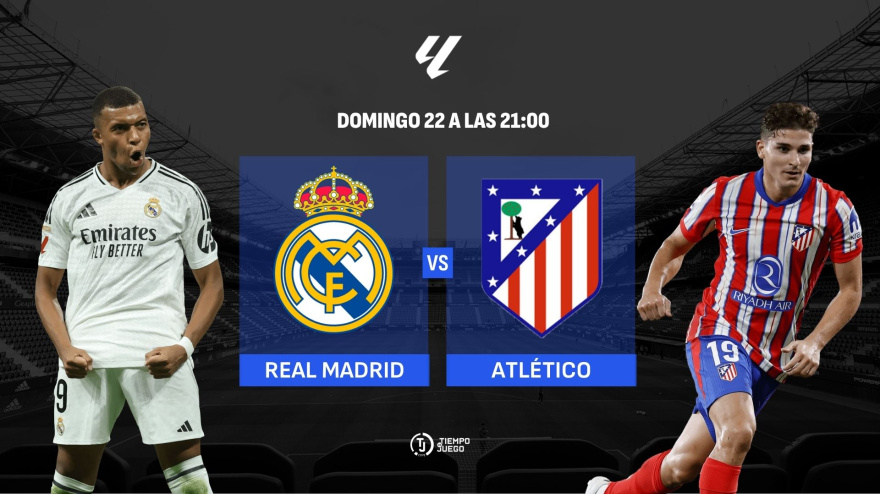 Sigue en Tiempo de Juego el derbi madrileño de La Liga