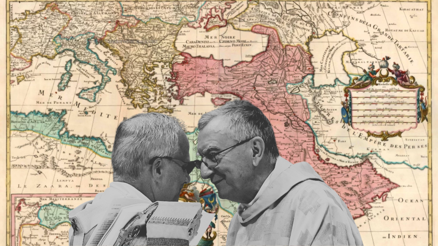 El Papa León XIV junto al Secretario de Estado, Pietro Parolin