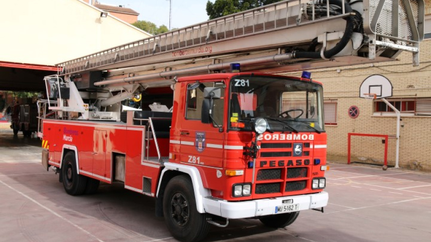 Bomberos Murcia, foto de archivo