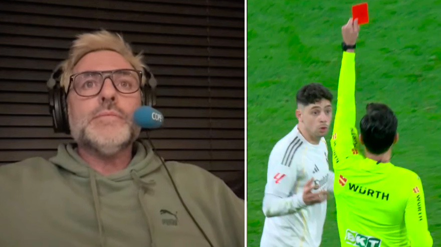 Santi Cañizares valora la expulsión de Fede Valverde en el derbi