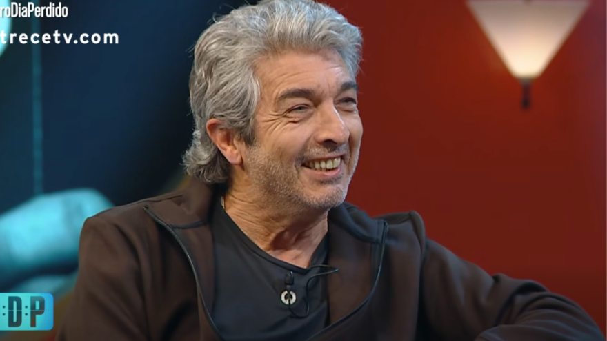 El actor Ricardo Darín durante la entrevista en la televisión argentina en la que confesó haber nacido en Jaén