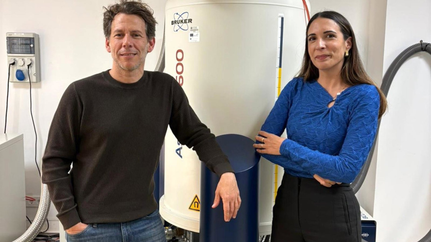 Los investigadores de la Universidad de Almería Ignacio Fernández de las Nieves y Ana Cristina Abreu.