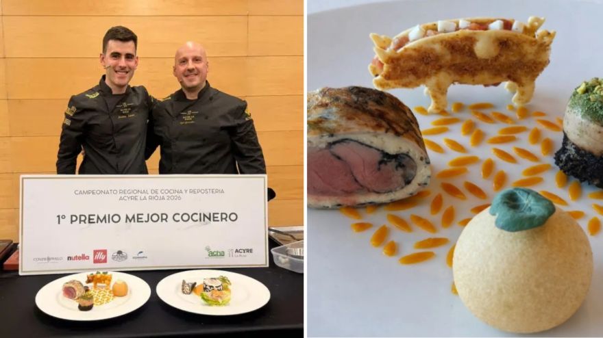 Cristian Solana e Igor González, el tándem riojano que fusiona talento para conquistar el nacional de cocina