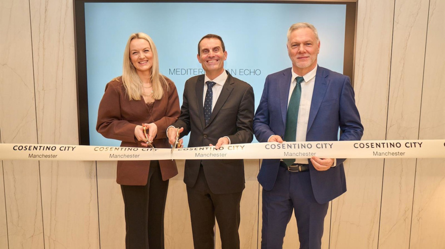 19/03/2026 Inauguración de Cosentino City de Mánchester.POLITICA Inauguración de Cosentino City de Mánchester.