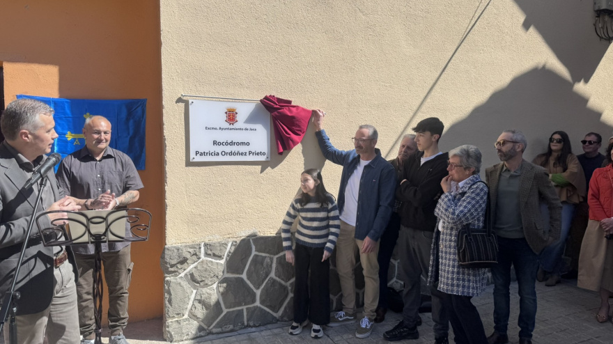 Jaca homenajea a Patricia Ordoñez