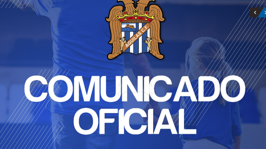 Comunicado oficial del Águilas FC