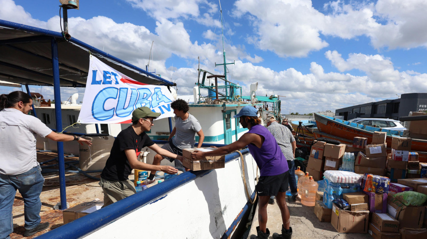 La flotilla Nuestra América rumbo a Cuba