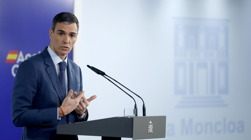 El presidente del Gobierno, Pedro Sánchez