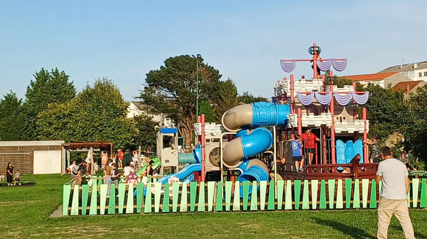 Foto de archivo del parque infantil de Subarreiros