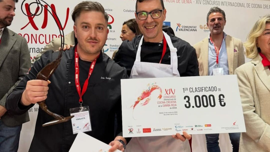 Ganadores de la última edición del Concurso Internacional de Cocina Creativa de la Gamba Roja de Dénia