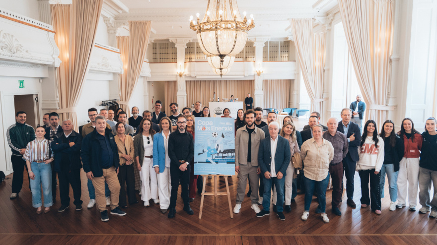 Imagen de la presentación de la II Copa Máis Enerxía