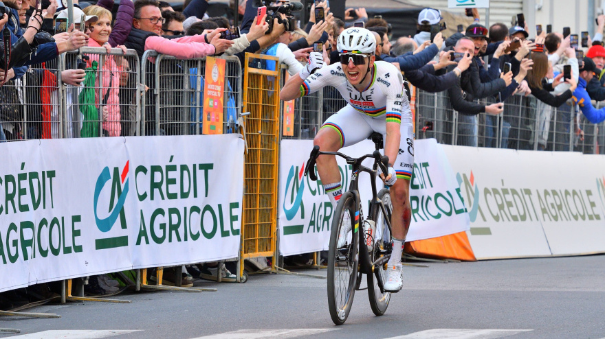 Tadej Pogacar, tras ganar la Milán- San Remo