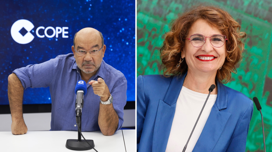 Ángel Expósito y María Jesús Montero