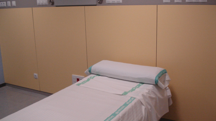 Habitación de hospitalización de la unidad de salud mental del Mancha Centro de Alcázar