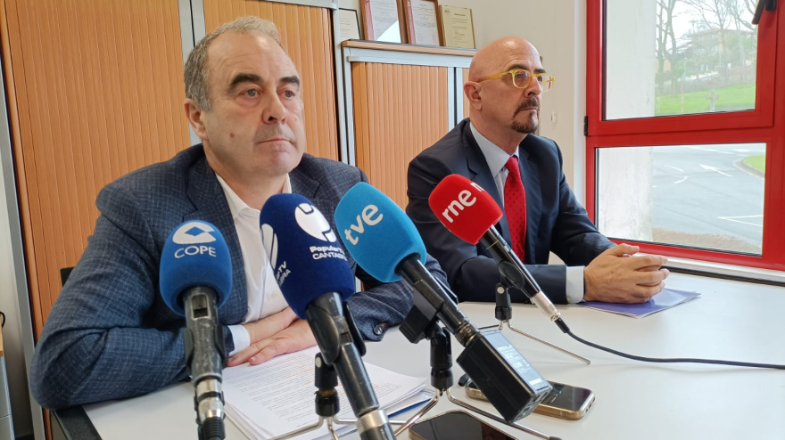 Marcos López Hoyos y César Pascual rueda de prensa Cohorte