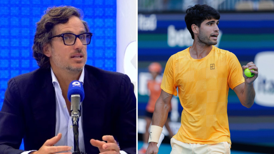 Feliciano López y Carlos Alcaraz