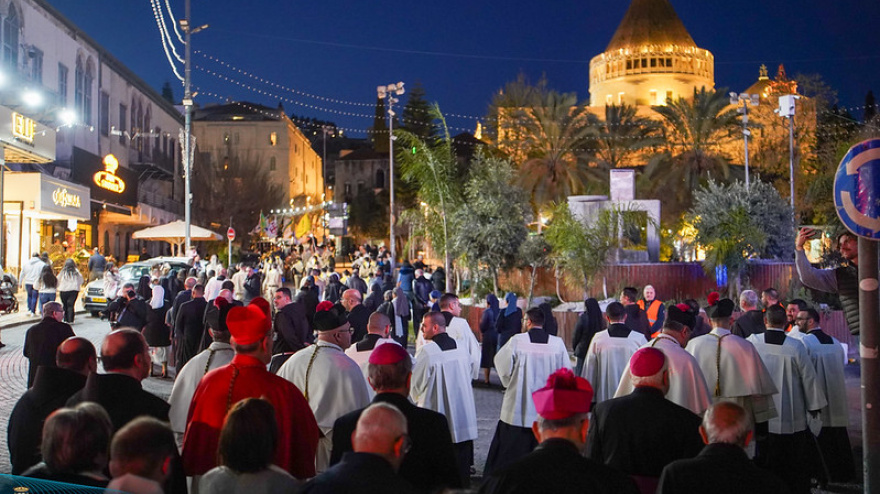 La fiesta de la Anunciación en la basílica de Nazaret