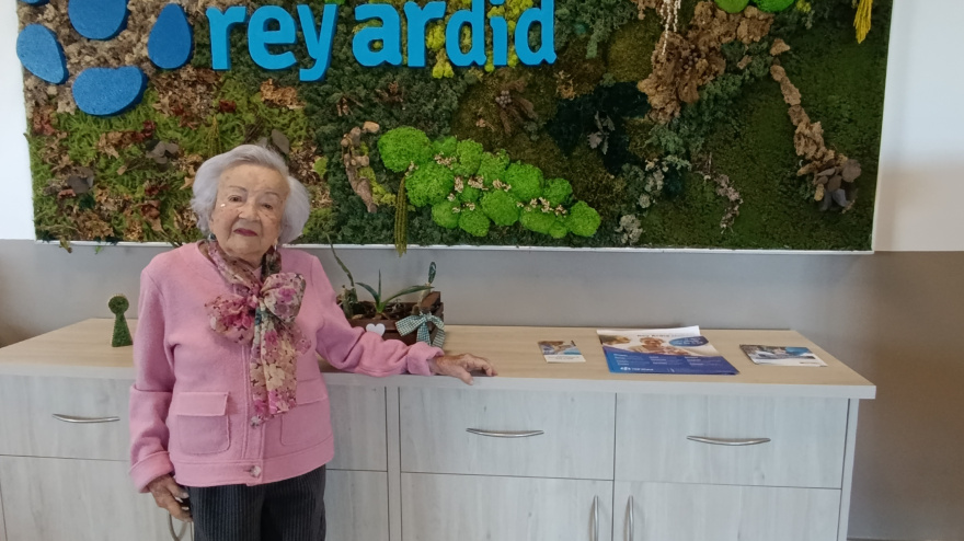 Consuelo Usuaria de la residencia Rey Ardid