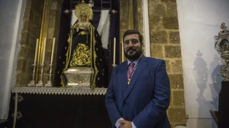 Fernando Díaz, hermano mayor de la Soledad y Santo Entierro