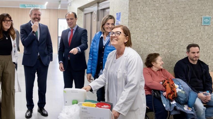 El presidente ha visitado el nuevo centro de salud de Huesca