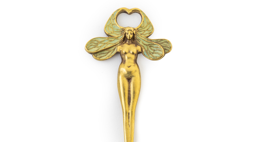 Alfiler de sombrero Mujer libélula_Museo Lalique_depósito Shai Bandmann y Ronald Ooi