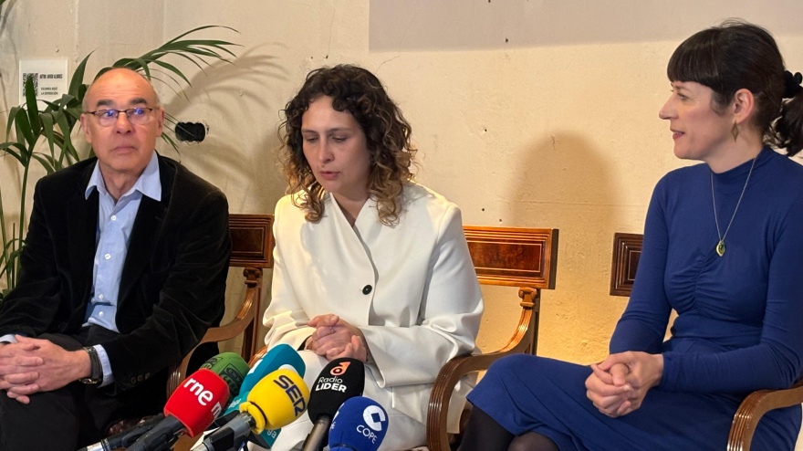 Avia Veira en su presentación como candidata del BNG a la alcaldía de A Coruña
