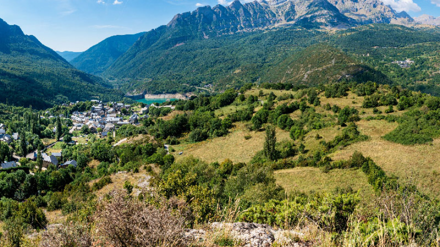 Panorámica de Hoz de Jaca
