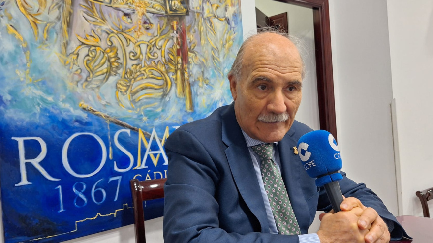 Juan Carlos Jurado, presidente del Consejo de Hermandades y Cofradías de Cádiz