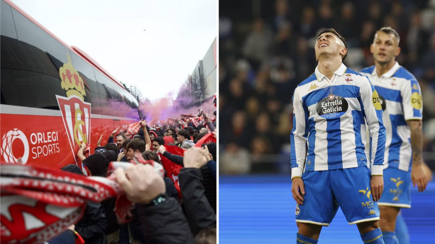 El deportivismo 'entiende' el enfado de la afición del Sporting y prepara el desembarco en El Molinón