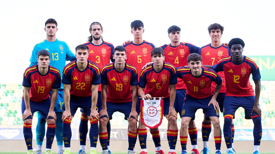 España Sub-21 en el partido contra Chipre Sub21