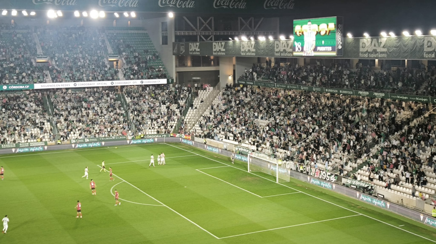 Escucha el gol de Adrián Fuentes, Córdoba Cf 2 - Mirandés 0