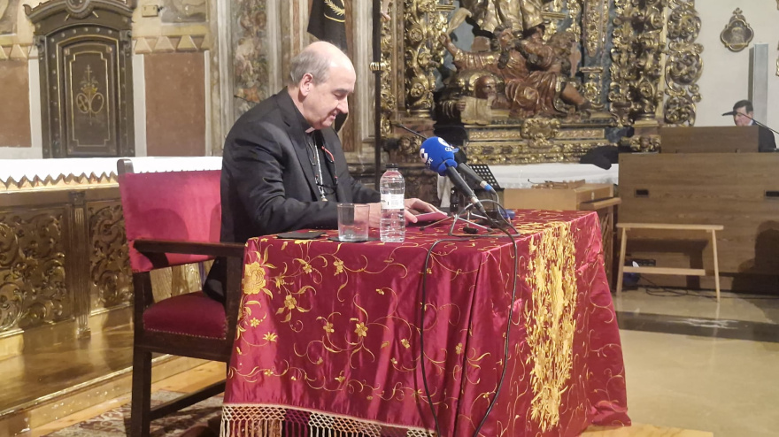 La iglesia de Santo Domingo ha acogido el acto de lectura del pregón de la Semana Santa