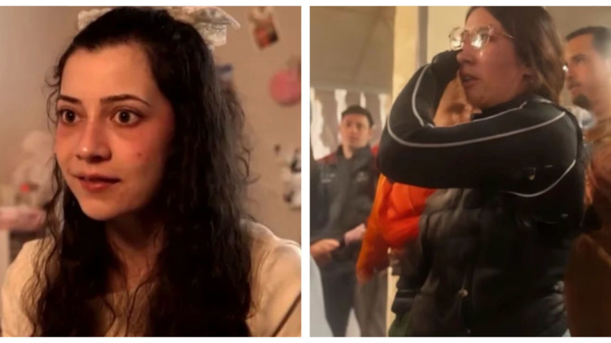 Carla Gutiérrez, la mejor amiga de la infancia de Noelia Castillo, apareció en el hospital para intentar evitar la eutanasia. (Foto: captura de video y Antena 3).