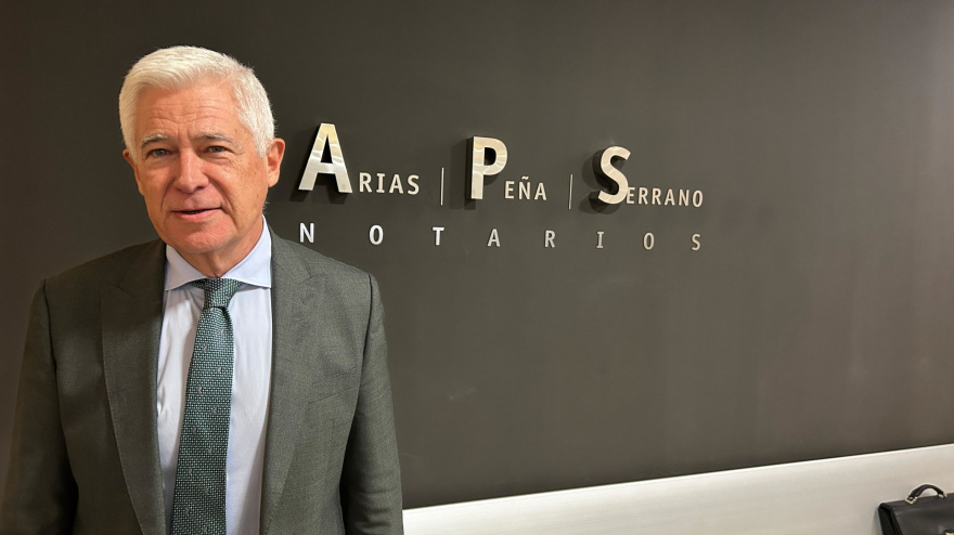 Antonio Arias, notario. Imagen de apsnotarios.com