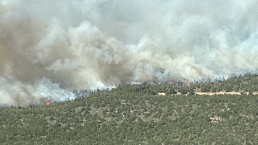 Fuego en Sierra Espuña