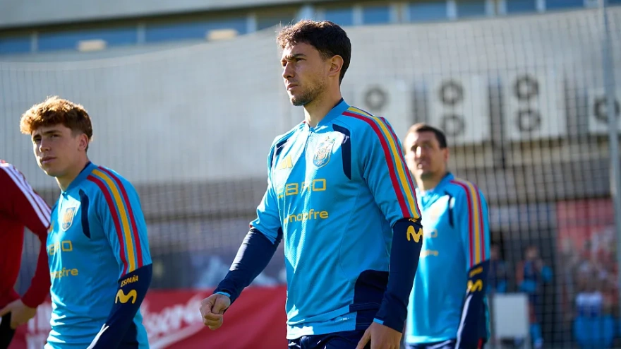 Zubimendi, con la selección española