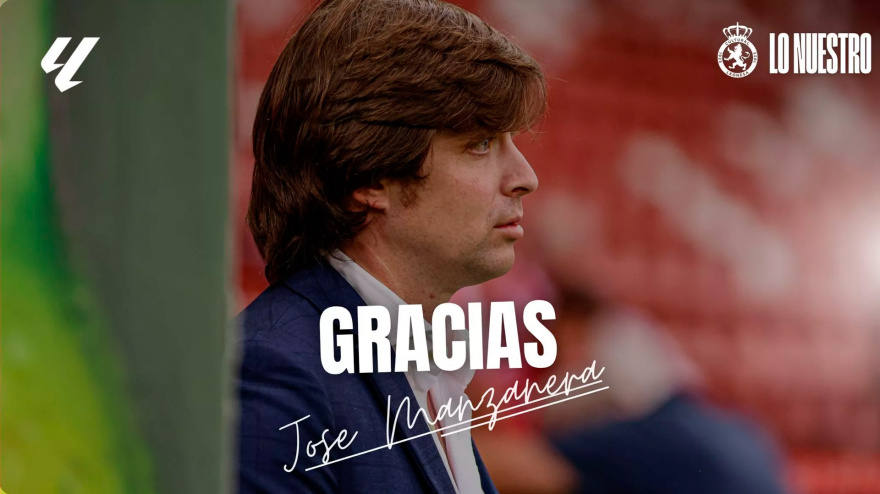 Cartel con el que la Cultural Leonesa agredece a José Manzanera su trabajo realizado