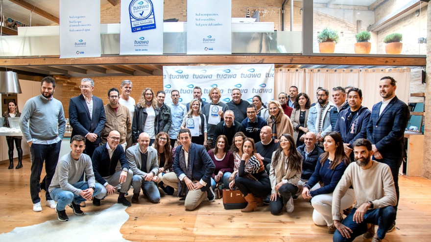 Con motivo de la Semana del Agua, Tuawa celebraba el aniversario del lanzamiento del Sello Sostenible