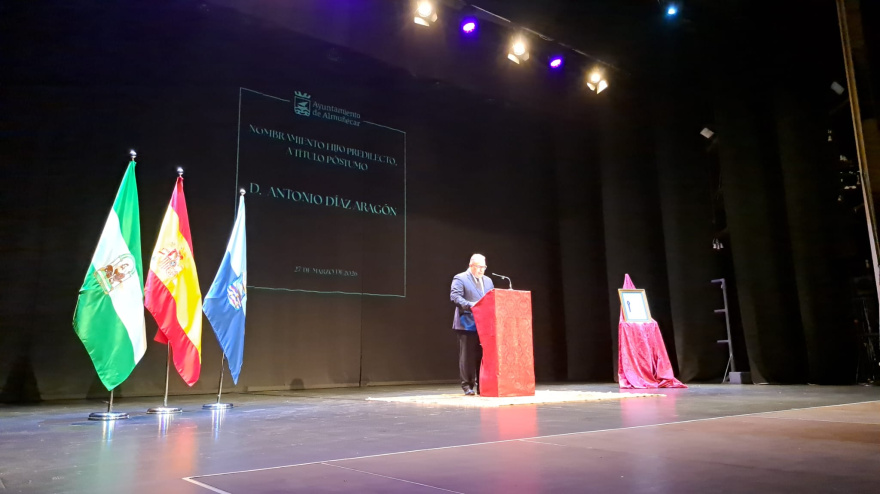 Almuñécar rinde homenaje a Antonio Díaz Aragón y lo nombra Hijo Predilecto a título póstumo