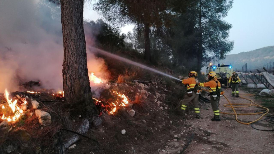 Imágenes del incendio