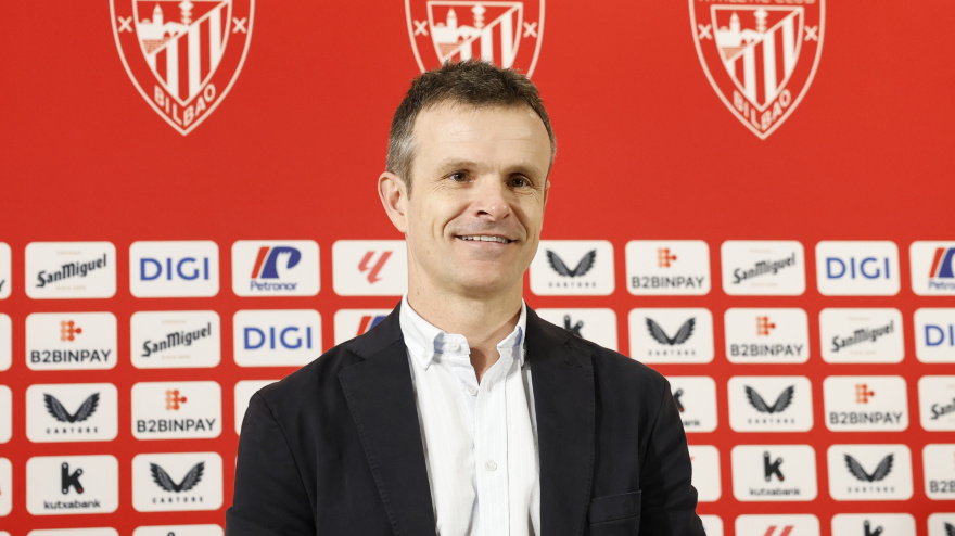El presidente del Athletic Club de Bilbao, Jon Uriarte