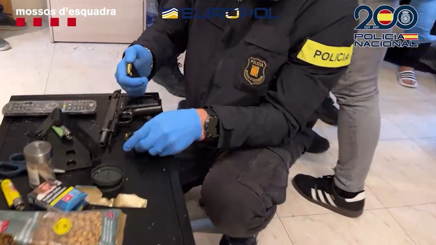 Vídeo del desarrollo de la operación policial