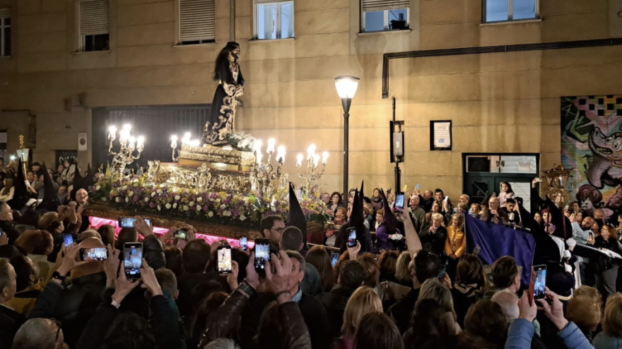 Una procesión del Nazareno en Bilbao
