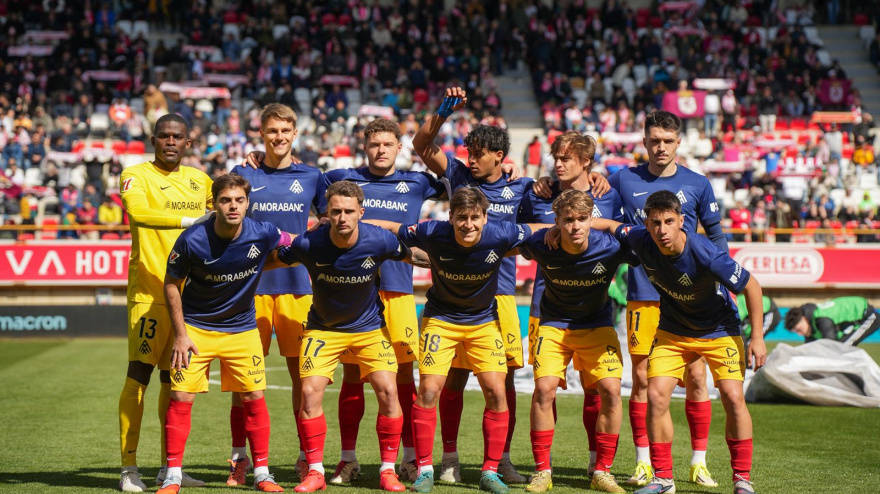 Once del Andorra ante la Cultural Leonesa