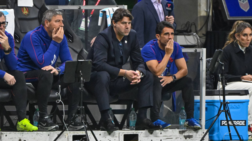 Mauricio Pochettino, durante un partido con la selección de EEUU